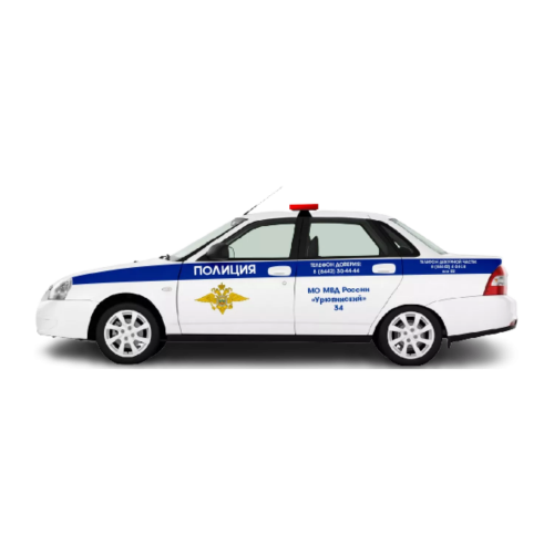 Муляж машины ДПС боковой в Пензе