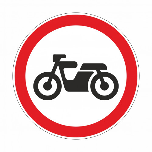 3.5 Движение мотоциклов запрещено